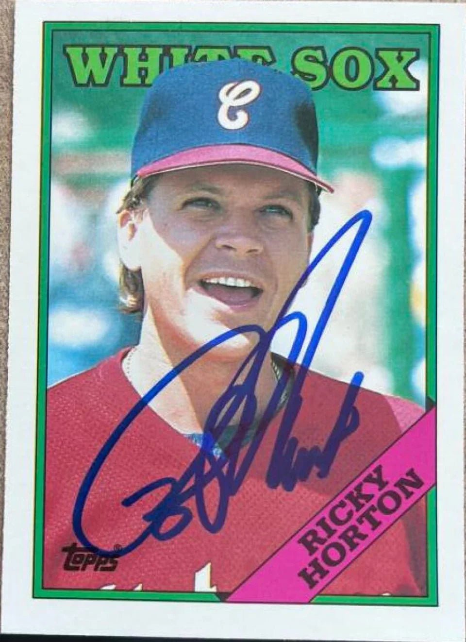 Ricky Horton Signed 1988 Topps Traded Baseball Card - Chicago White Sox