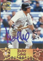 Ricky Ledee Signed 1998 Pacific Crown Royale Diamond Knights Baseball Card - New York Yankees #16