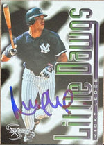 Ricky Ledee Signed 1998 SkyBox Dugout Axcess Baseball Card - New York Yankees #110 LD