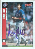 Ricky Ledee Signed 2001 Upper Deck Victory Baseball Card - Texas Rangers #143