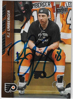 RJ Umberber Signed 2015 - 16 Upper Deck Hockey Card - Philadelphia Flyers - PastPros