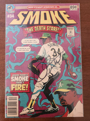 "Smoke" Dave Stewart Pop Fly Pop Shop Print #42 – Signed by Dave Stewart & Daniel Jacob Horine