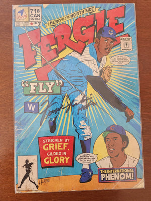 "Fergie" Ferguson Jenkins Pop Fly Pop Shop Print #50 – Signed by Ferguson Jenkins & Daniel Jacob Horine
