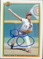 Roger McDowell Signed 1990 Bowman Baseball Card - Philadelphia Phillies #146