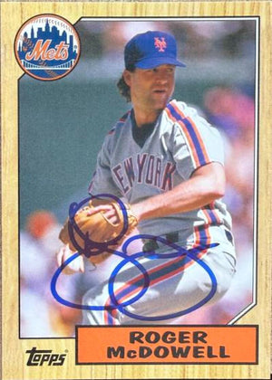 Roger McDowell Signed 2012 Topps Archives Baseball Card - New York Mets #229 SP