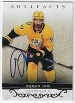 Roman Josi Signed 2021-22 Upper Deck Artifacts Hockey Card - Nashville Predators