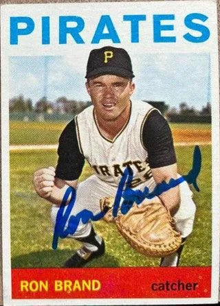 Ron Brand Signed 1964 Topps Baseball Card - Pittsburgh Pirates