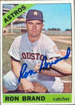 Ron Brand Signed 1966 Topps Baseball Card - Houston Astros
