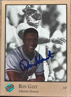 Ron Gant Signed 1992 Studio Baseball Card - Atlanta Braves - PastPros