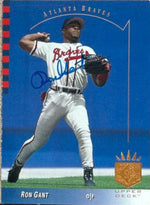 Ron Gant Signed 1993 SP Baseball Card - Atlanta Braves
