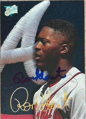 Ron Gant Signed 1993 Studio Baseball Card - Atlanta Braves