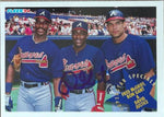 Ron Gant Signed 1994 Fleer Baseball Card - Atlanta Braves #706