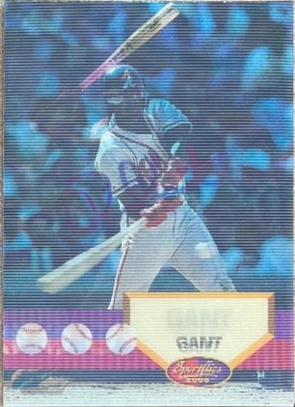 Ron Gant Signed 1994 Sportflics 2000 Baseball Card - Atlanta Braves