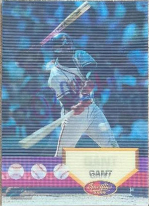 Ron Gant Signed 1994 Sportflics 2000 Baseball Card - Atlanta Braves