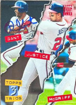 Ron Gant Signed 1994 Stadium Club Baseball Card - Atlanta Braves #111