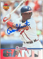 Ron Gant Signed 1994 Triple Play Baseball Card - Atlanta Braves