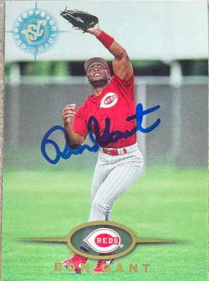 Ron Gant Signed 1995 Stadium Club Baseball Card - Cincinnati Reds