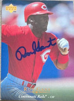 Ron Gant Signed 1995 Upper Deck Baseball Card - Cincinnati Reds