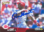 Ron Gant Signed 1996 Collector's Choice All-Star Baseball Card - Cincinnati Reds
