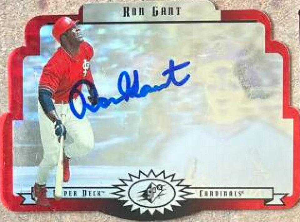 Ron Gant Signed 1996 SPx Baseball Card - St Louis Cardinals - PastPros