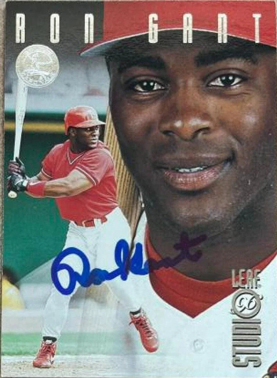 Ron Gant Signed 1996 Studio Baseball Card - St Louis Cardinals