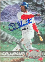 Ron Gant Signed 1997 Metal Universe Baseball Card - St Louis Cardinals