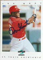 Ron Gant Signed 1997 Score Baseball Card - St Louis Cardinals