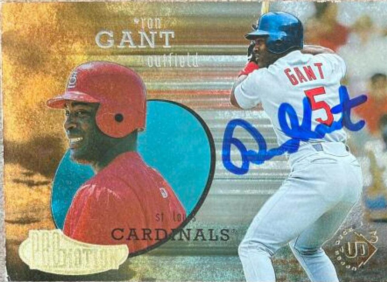 Ron Gant Signed 1997 Upper Deck UD3 Baseball Card - St Louis Cardinals - PastPros