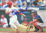Ron Gant Signed 1998 Fleer Tradition Baseball Card - St Louis Cardinals