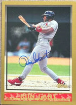 Ron Gant Signed 1998 Topps Baseball Card - St Louis Cardinals