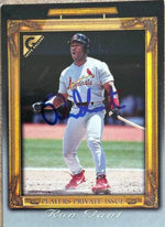 Ron Gant Signed 1998 Topps Gallery Player's Private Issue Baseball Card - St Louis Cardinals