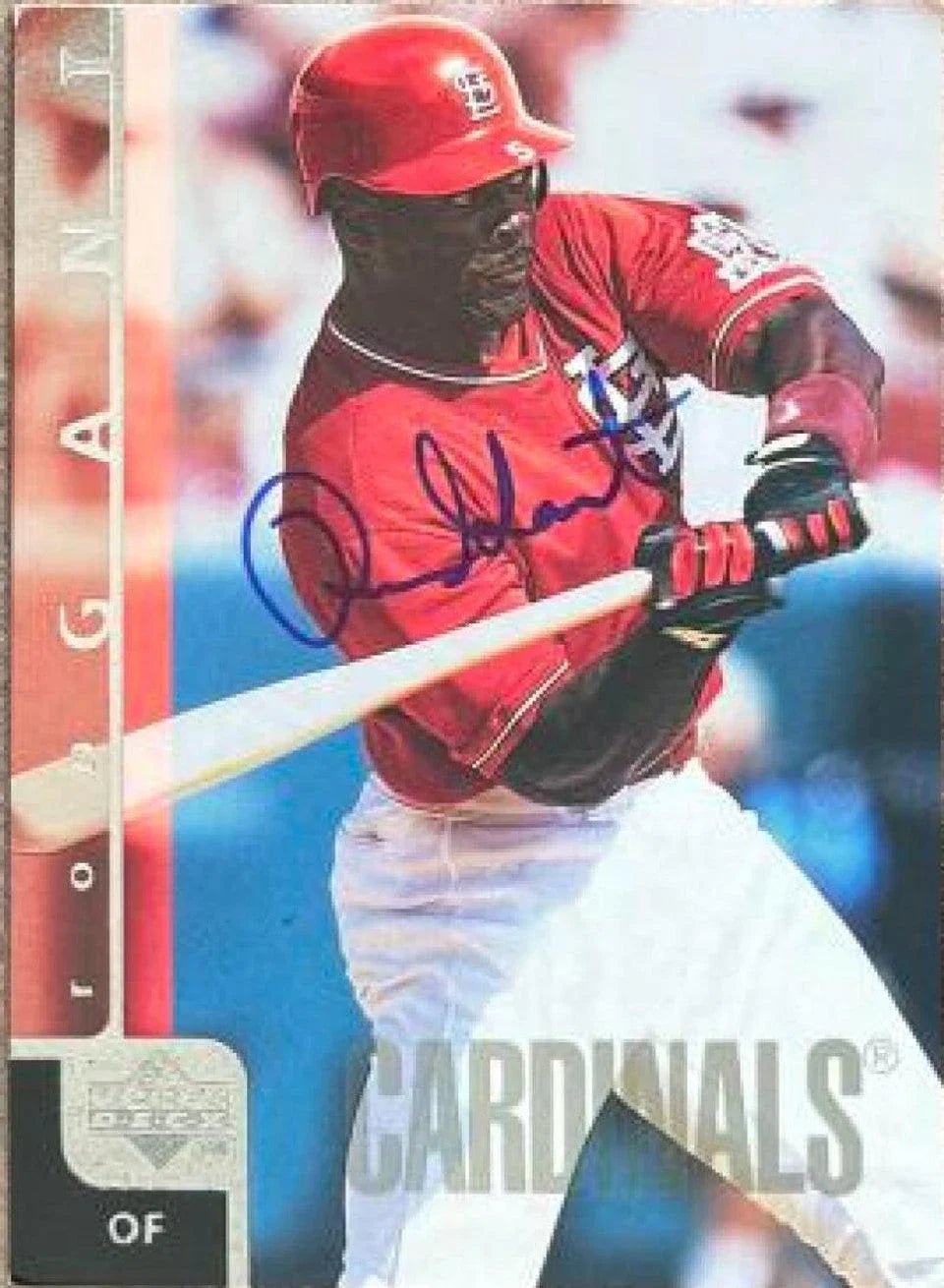 Ron Gant Signed 1998 Upper Deck Baseball Card - St Louis Cardinals