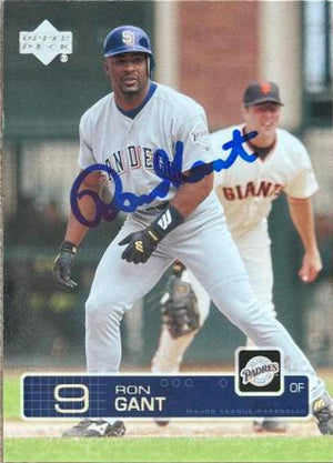 Ron Gant Signed 2003 Upper Deck Baseball Card - San Diego Padres - PastPros
