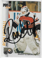 Ron Hextall Signed 1992-93 Pro Set Hockey Card - Philadelphia Flyers