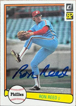 Ron Reed Signed 1982 Donruss Baseball Card - Philadelphia Phillies