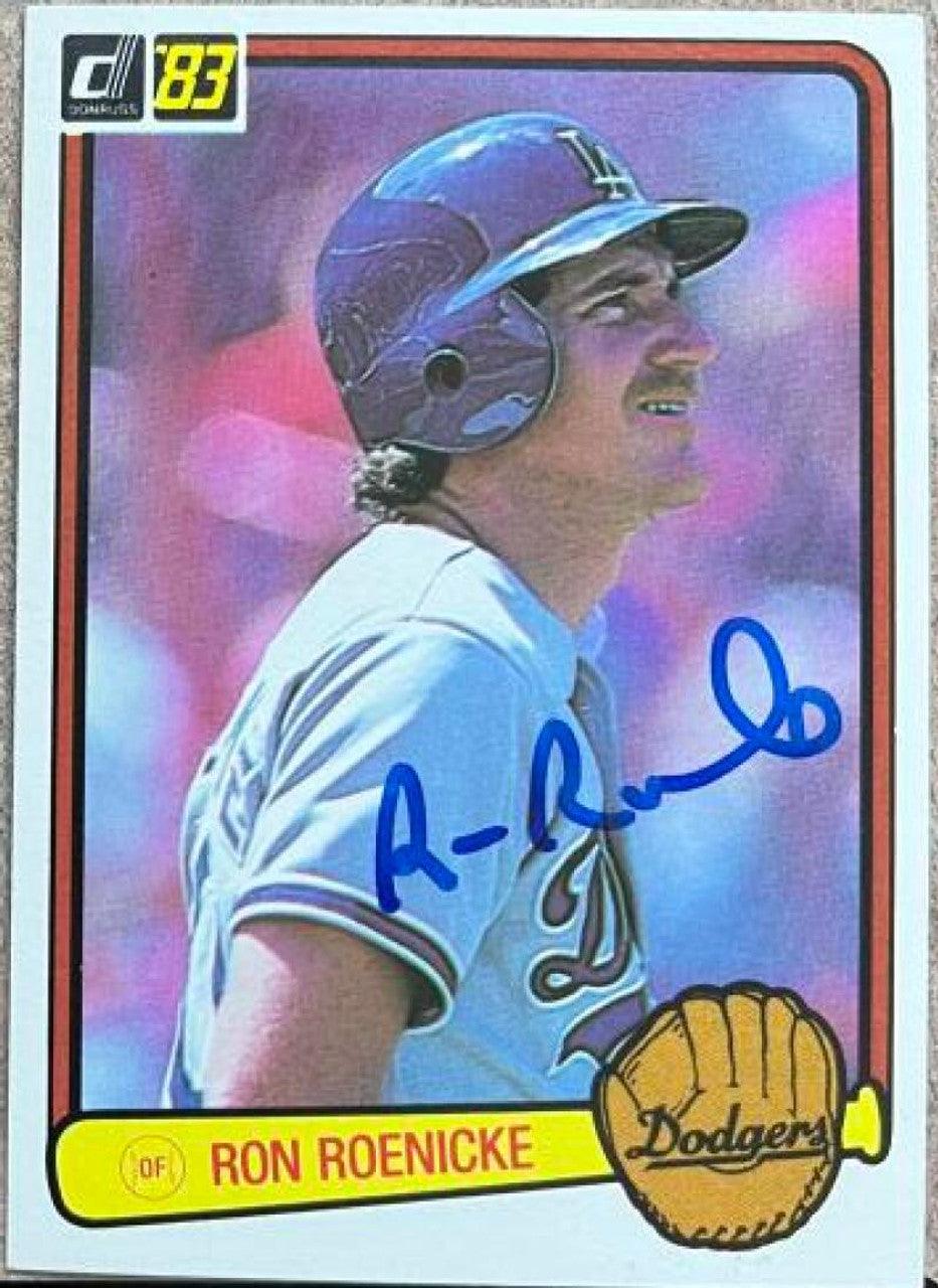 Ron Roenicke Signed 1983 Donruss Baseball Card - Los Angeles Dodgers - PastPros