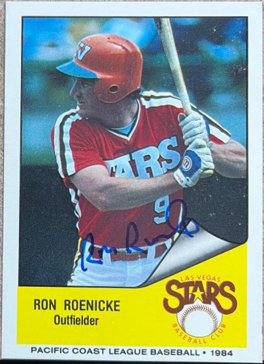 Ron Roenicke Signed 1984 Cramer Baseball Card - Las Vegas Stars - PastPros