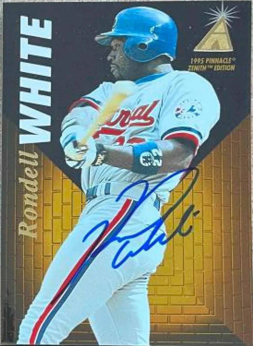 Rondell White Signed 1995 Pinnacle Zenith Baseball Card - Montreal Expos