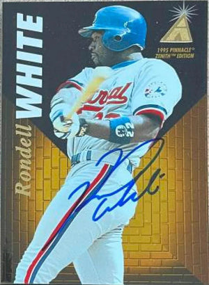 Rondell White Signed 1995 Pinnacle Zenith Baseball Card - Montreal Expos