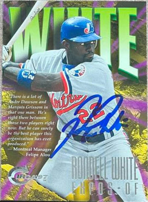 Rondell White Signed 1997 Circa Baseball Card - Montreal Expos