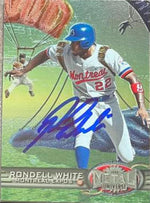 Rondell White Signed 1997 Metal Universe Baseball Card - Montreal Expos