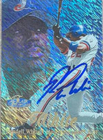 Rondell White Signed 1998 Flair Showcase Row 1 Baseball Card - Montreal Expos