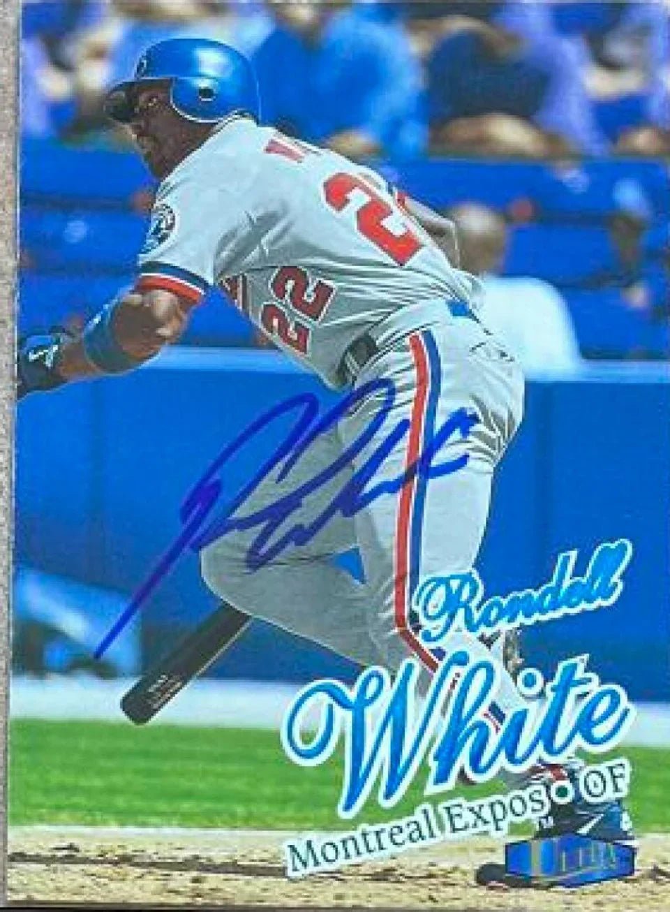 Rondell White Signed 1998 Fleer Ultra Baseball Card - Montreal Expos
