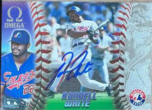 Rondell White Signed 1998 Pacific Omega Baseball Card - Montreal Expos