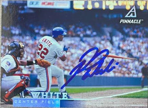 Rondell White Signed 1998 Pinnacle Baseball Card - Montreal Expos