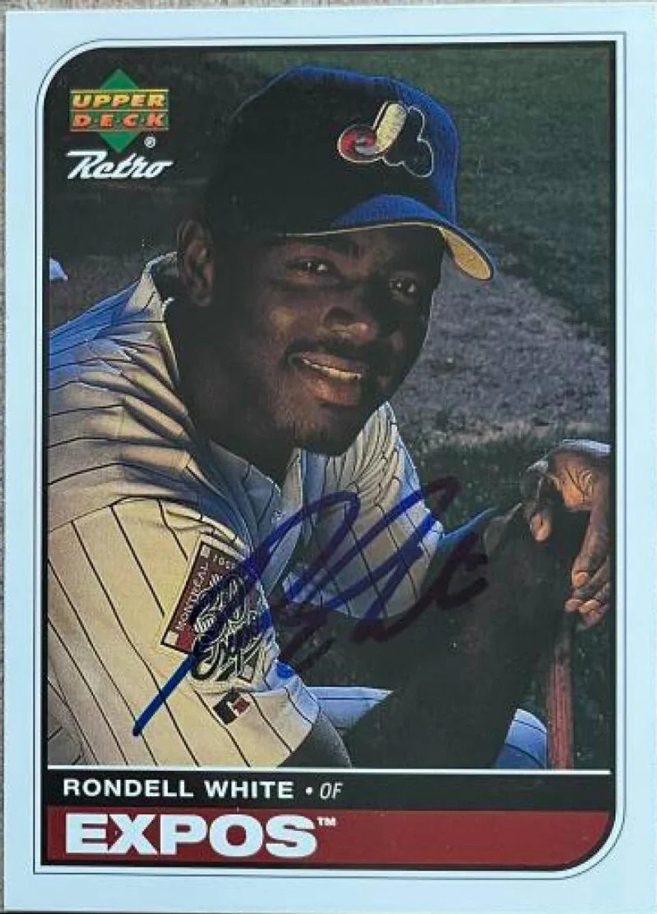 Rondell White Signed 1998 Upper Deck Retro Baseball Card - Montreal Expos