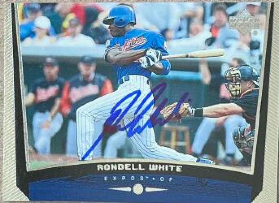 Rondell White Signed 1999 Upper Deck Baseball Card - Montreal Expos