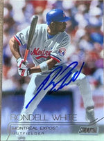 Rondell White Signed 2015 Stadium Club Baseball Card - Montreal Expos