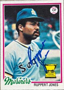 Ruppert Jones Signed 1978 O-Pee-Chee Baseball Card - Seattle Mariners - PastPros