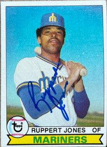 Ruppert Jones Signed 1979 Topps Baseball Card - Seattle Mariners - PastPros